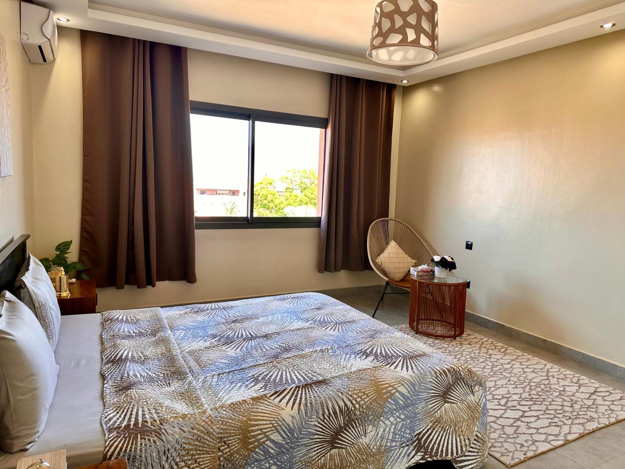 Moderne, Lumineux & Spacieux Avec Balcon -Central -Wifi-Smart Tv-Clim Marrakesch Exterior foto